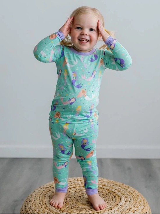 Little Sleepies Other - Little Sleepies Mermaid Magic 2 Piece Bamboo Pajamas